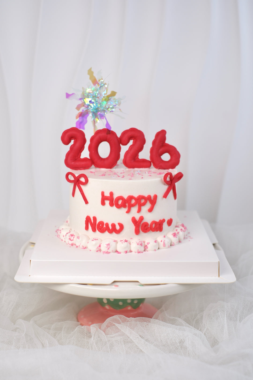 2026 New Year Pet Cake