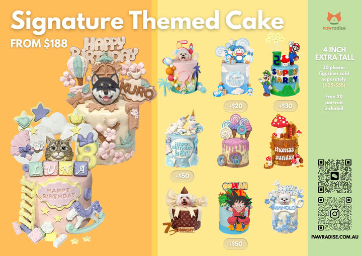 Customized Theme Cat Cake（Priced by design）