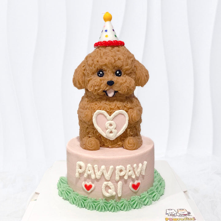 Sculpted Classic Dog Cake