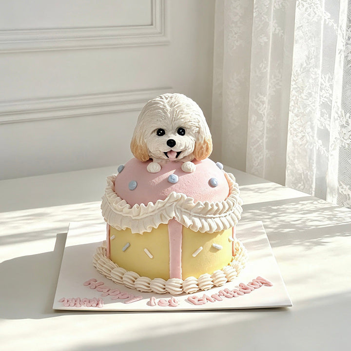 Sprinkle Circus Dog Cake