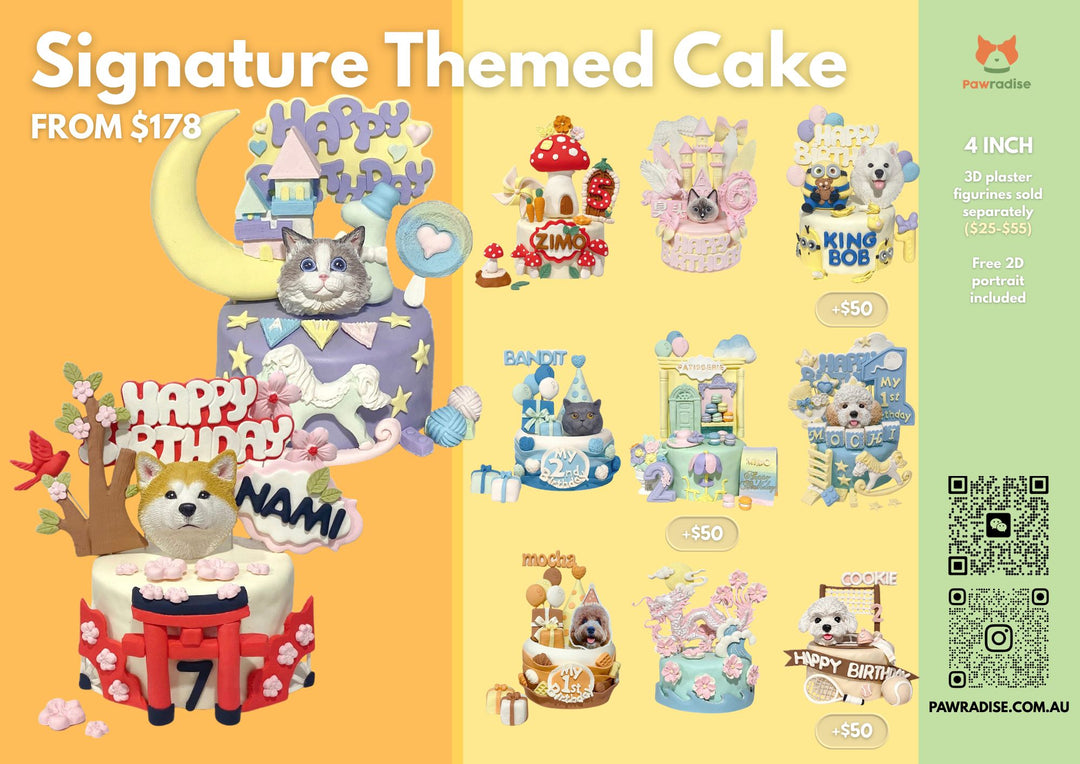 Customized Theme Cat Cake（Priced by design）