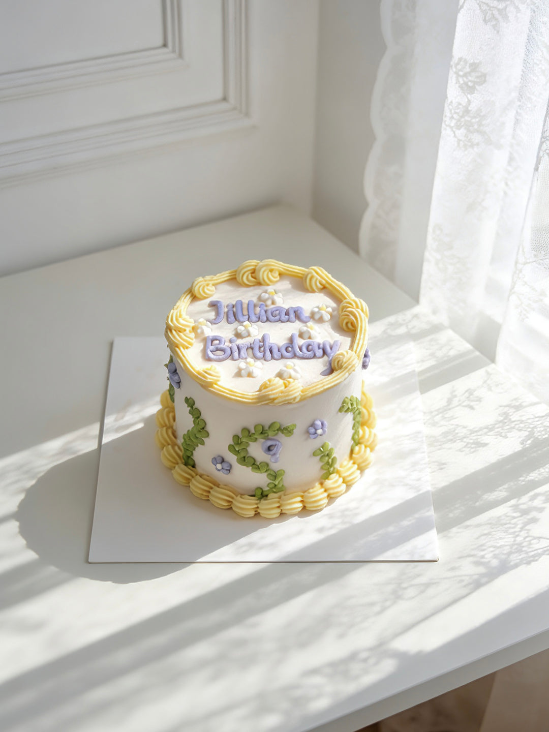 Classic Cream Dog Cake