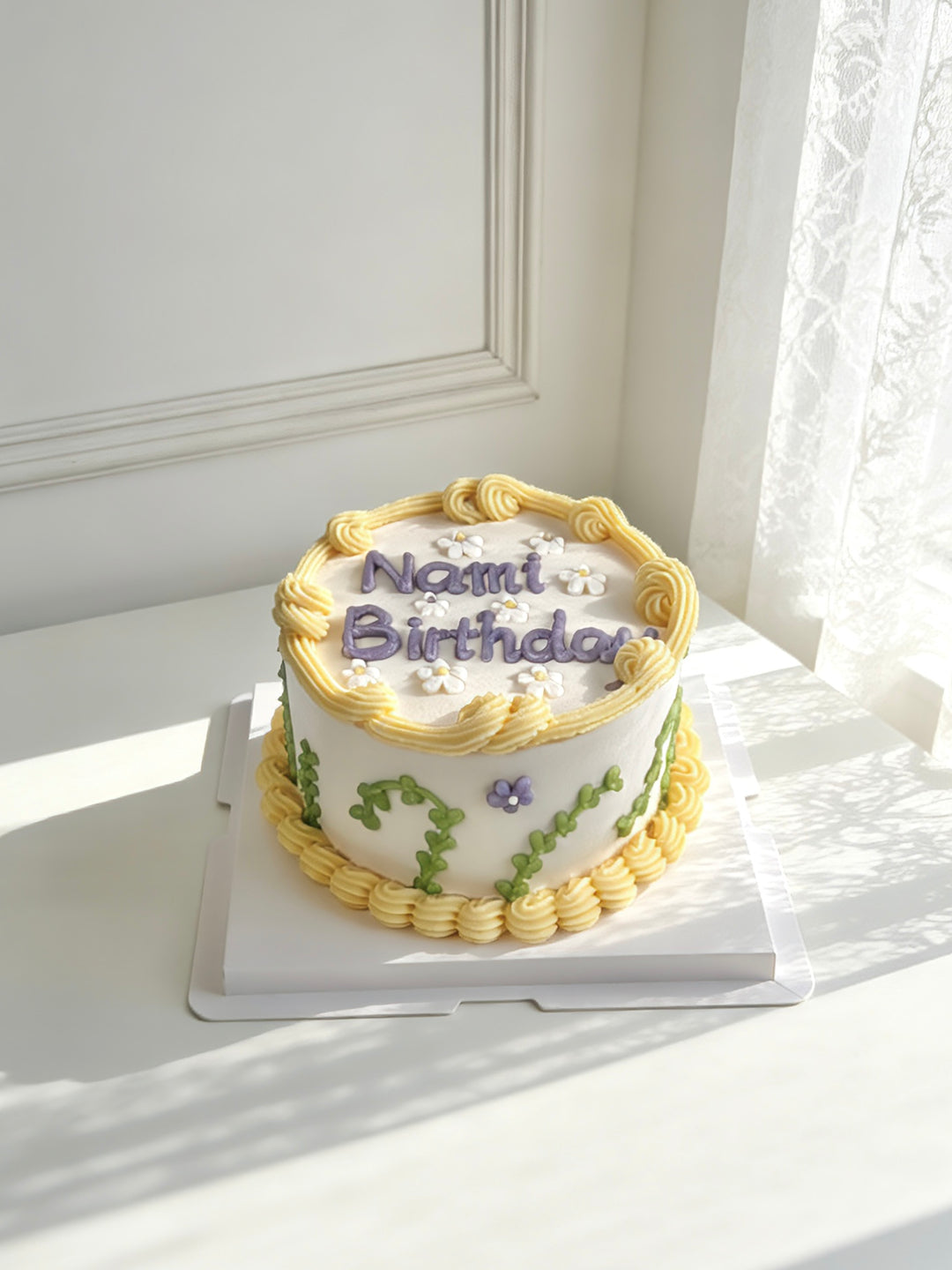 Classic Cream Dog Cake