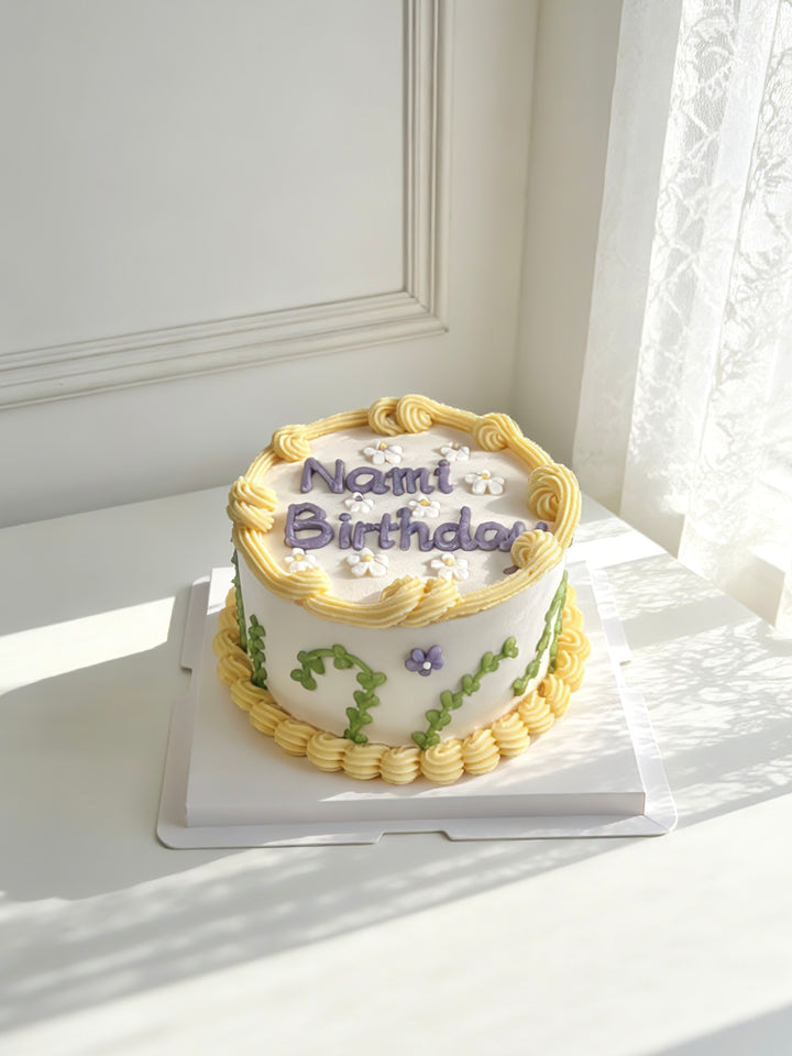 Classic Cream Dog Cake