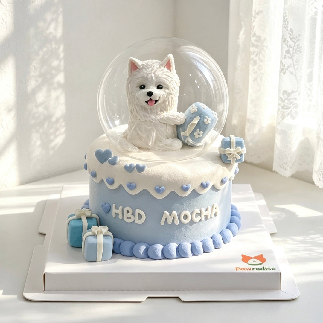 Crystal Dream Dog Cake（Order 1 month ahead）