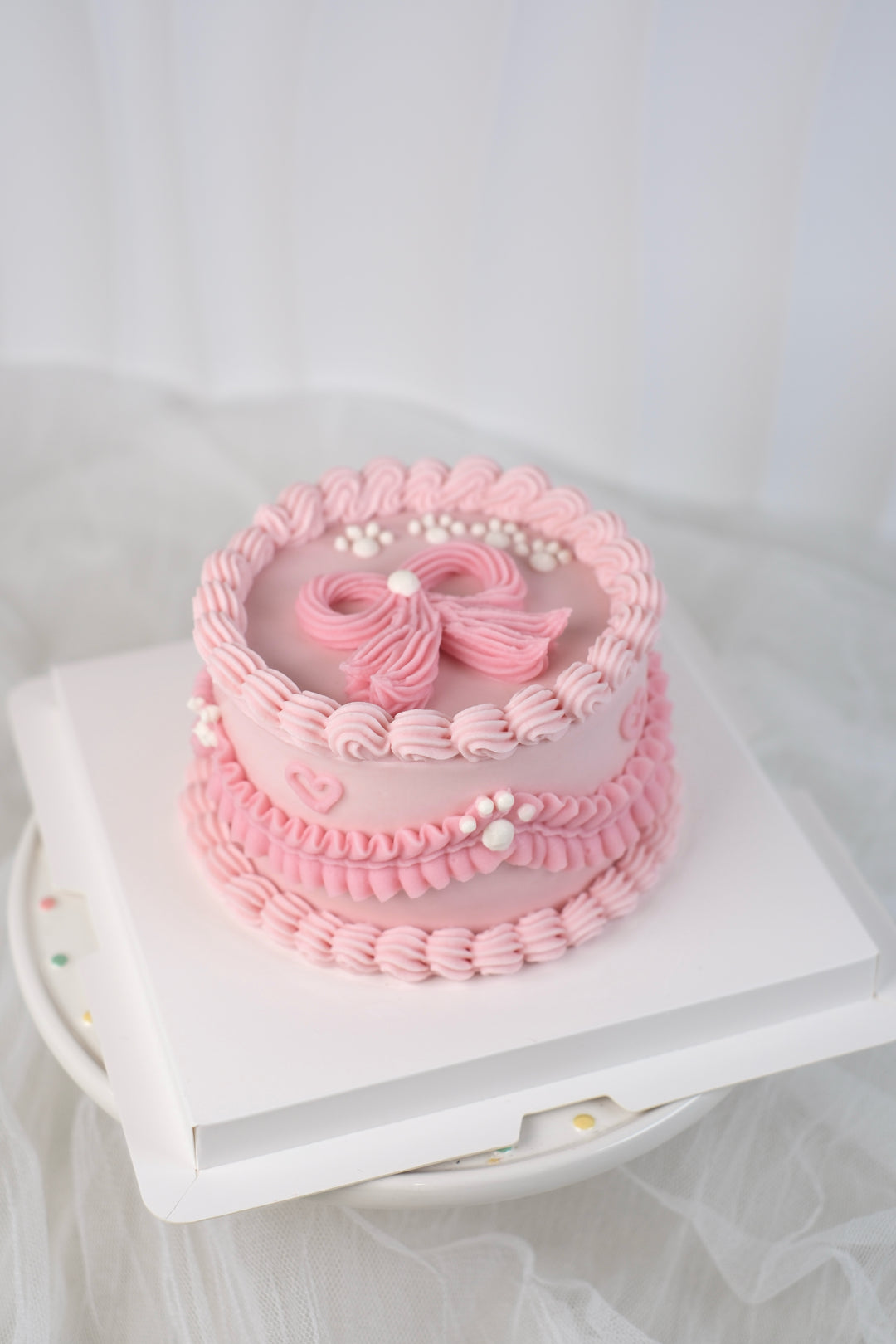 Classic Cream Dog Cake