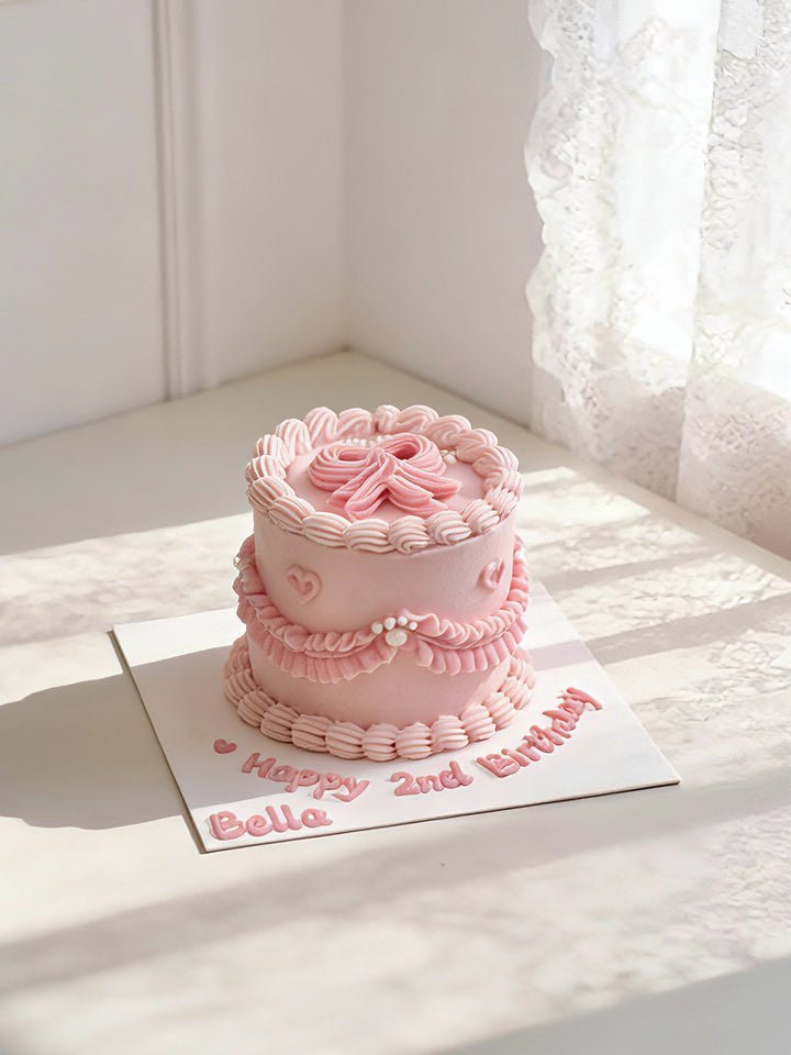Classic Cream Dog Cake