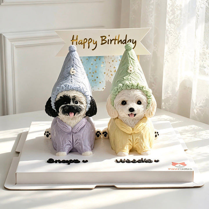 Pajama Party Dog Cake