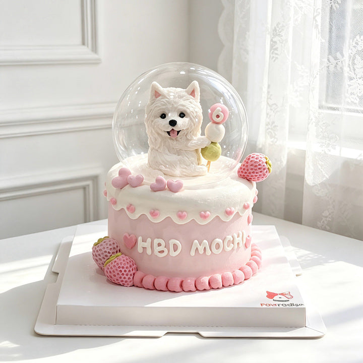 Crystal Dream Dog Cake（Order 1 month ahead）