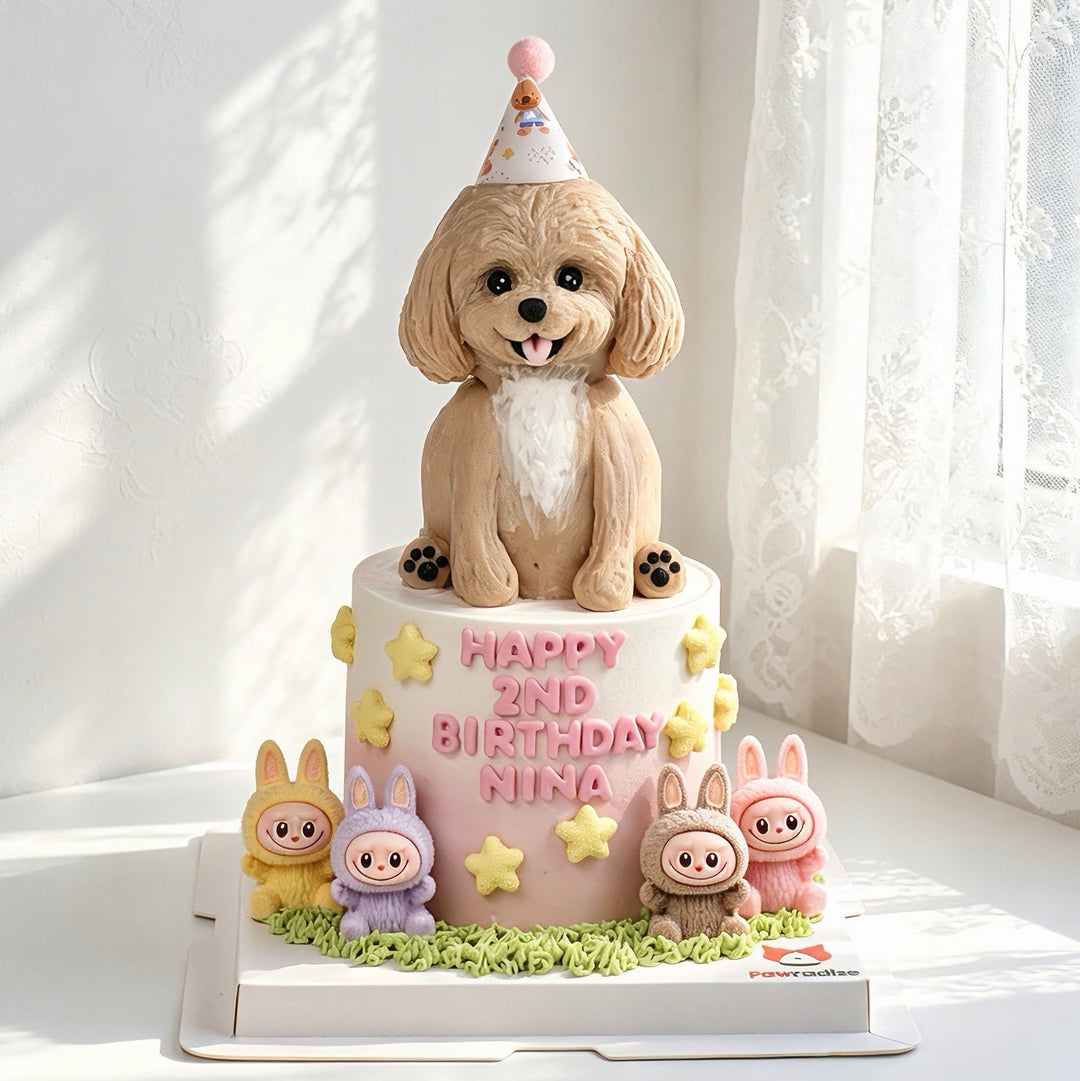 Labubu Party Dog Cake（Order 1 month ahead）