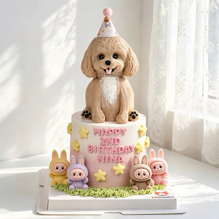 Labubu Party Dog Cake（Order 1 month ahead）
