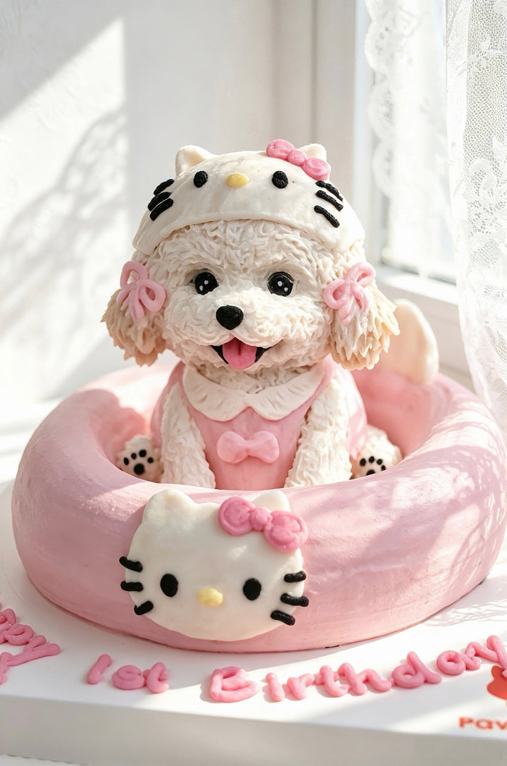 Kitty Sweet Nest Dog Cake