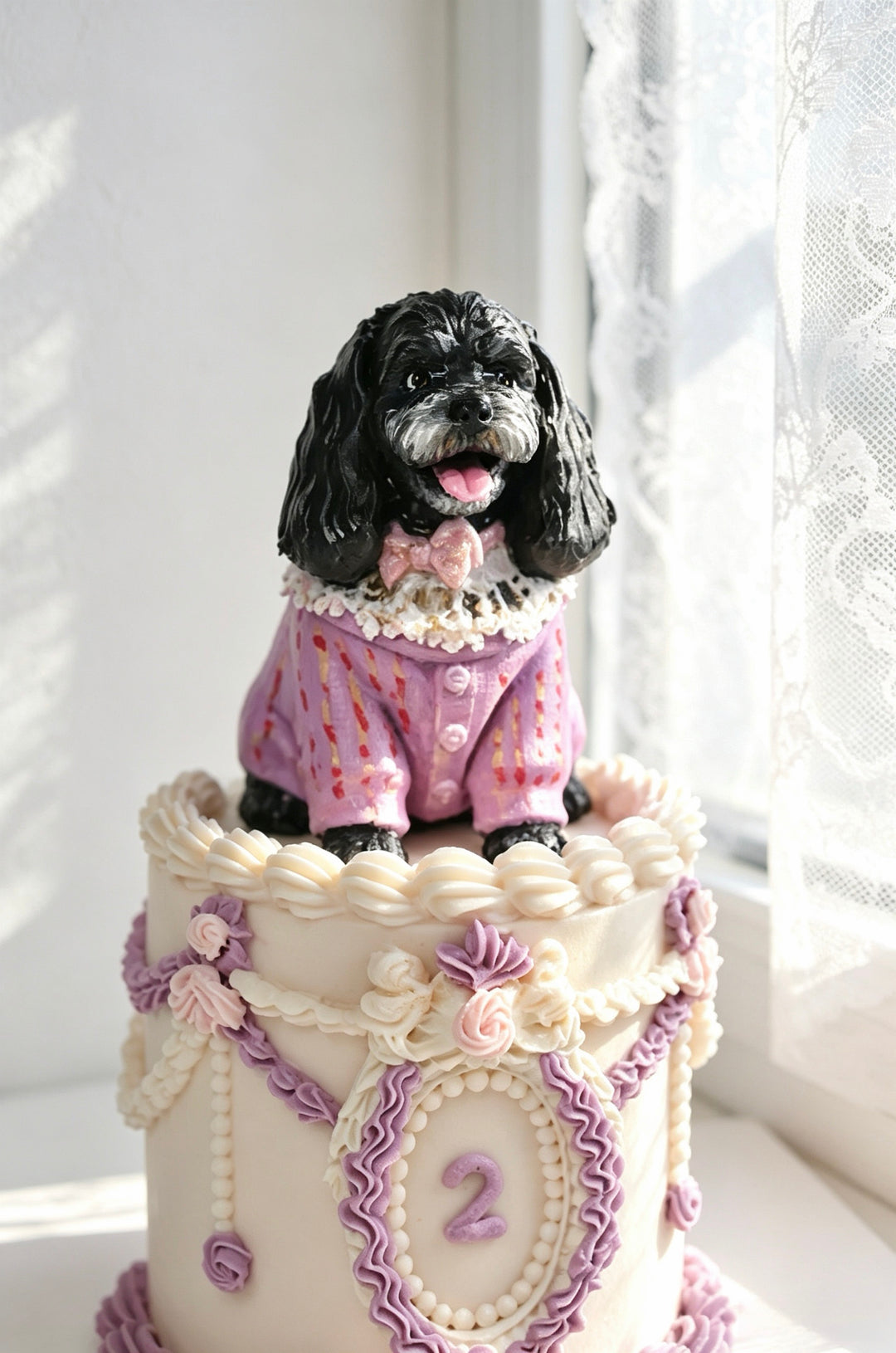 Vintage Keepsake Dog Cake