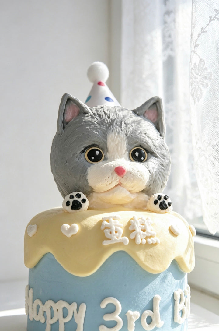 Sculpted Premium Cat Cake