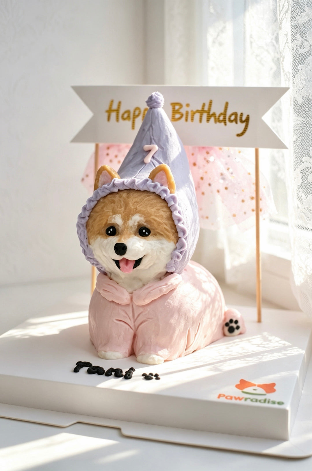 Pajama Party Dog Cake